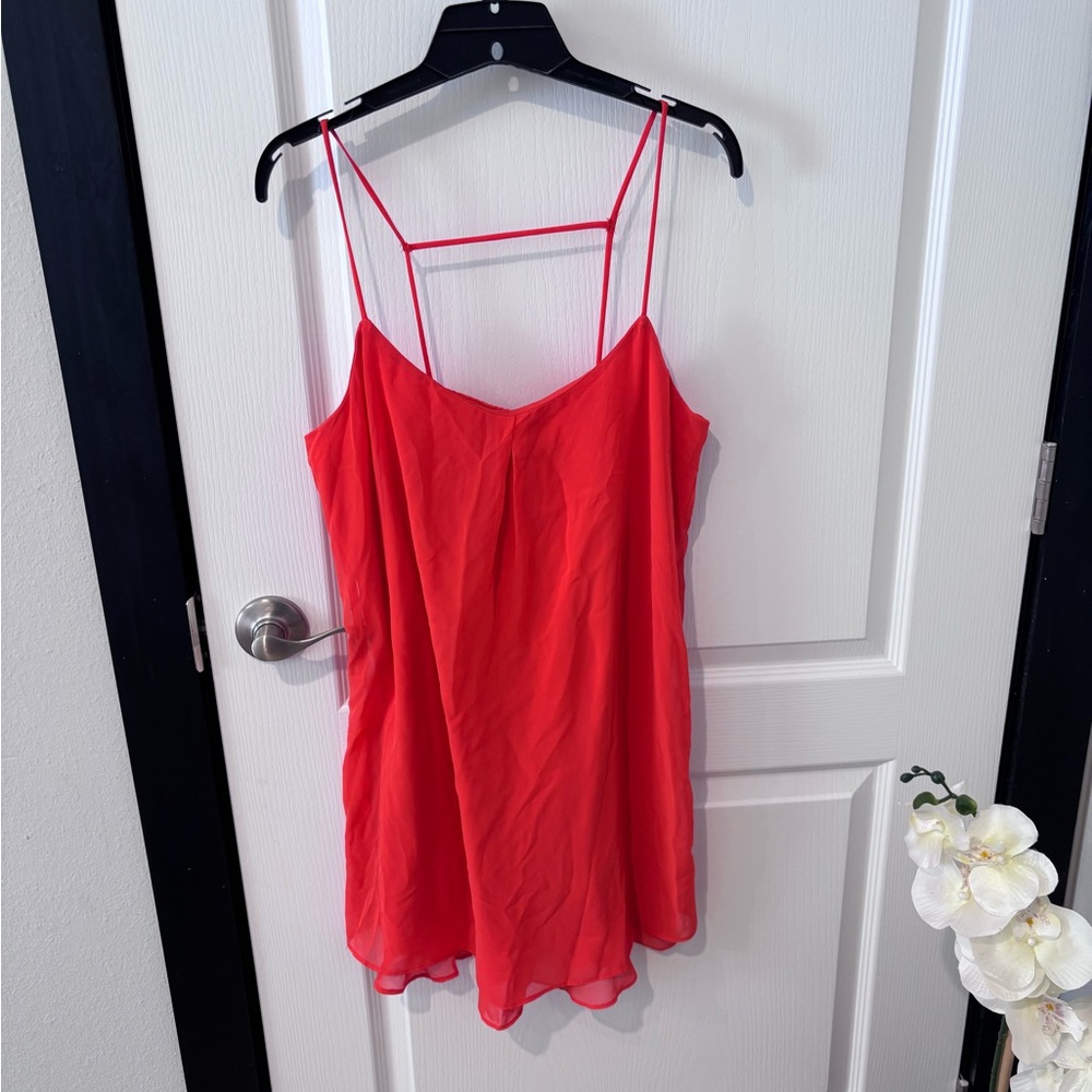 Speechless Vibrant Red Spaghetti Strap Dress